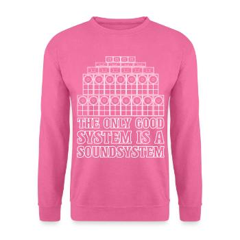 Soundsystem Jungle Reggae Bass - Unisex Pullover - Pink - Vorne