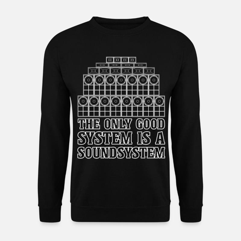 Soundsystem Jungle Reggae Bass - Unisex Pullover - Schwarz