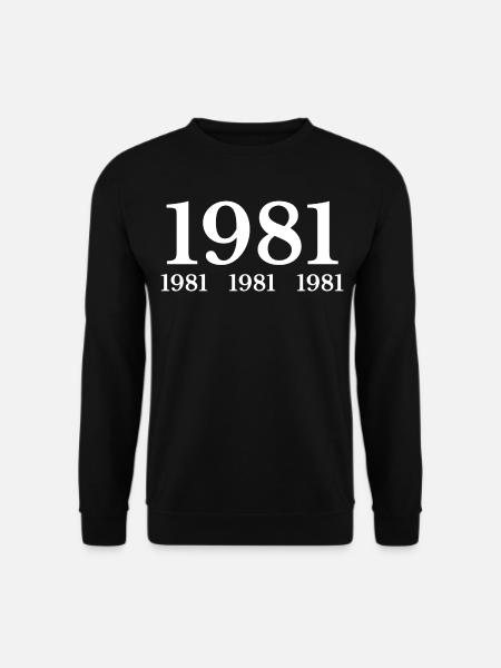 1981 - Unisex Pullover - Schwarz