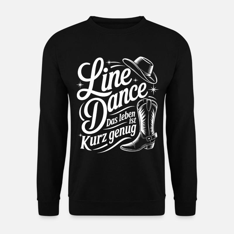 Line Dance Westernflair - Unisex Pullover - Schwarz
