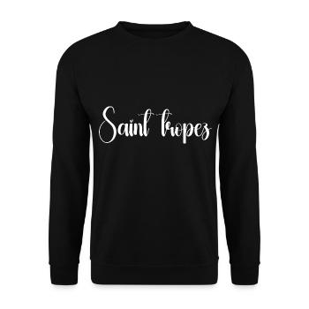 Saint Tropez - Unisex Pullover - Schwarz - Vorne - Alina (178cm) & Michal (187cm)