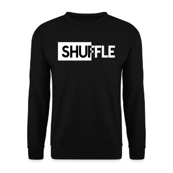 SHUFFLE, CADEAU - Sweat-shirt Unisexe - noir - Devant - Alina (178cm) & Michal (187cm)