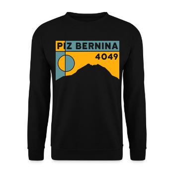 Piz Bernina - Unisex Pullover - Schwarz - Vorne - Alina (178cm) & Michal (187cm)