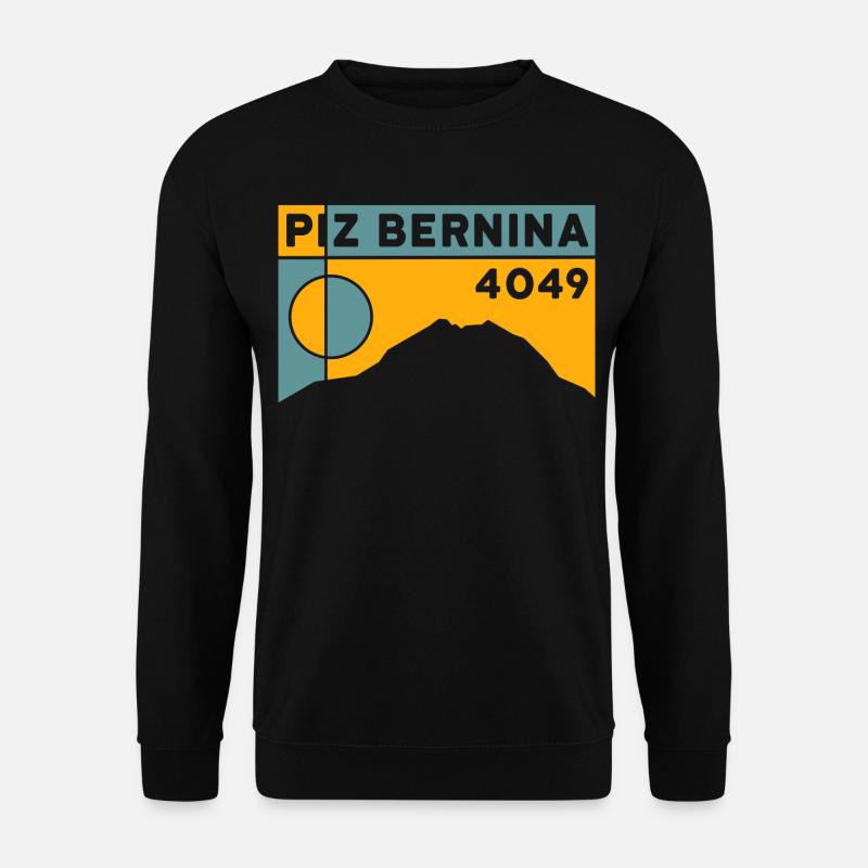 Piz Bernina - Unisex Sweatshirt - black