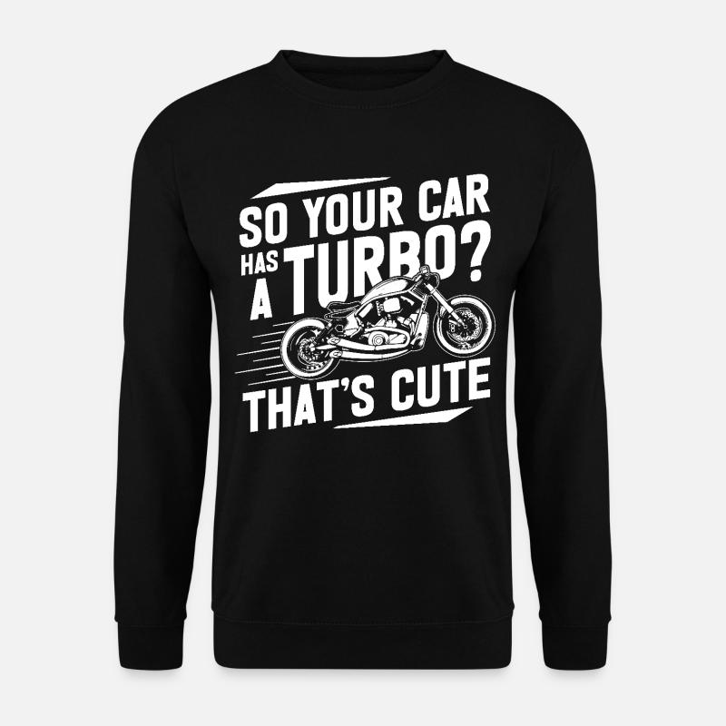 Moto de course - Sweat-shirt Unisexe - noir