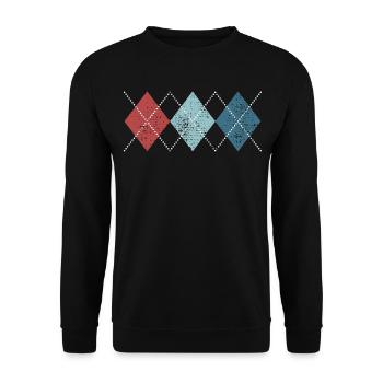 Rockabilly Retro Style - Unisex Sweatshirt - black - Front - Alina (178cm) & Michal (187cm)