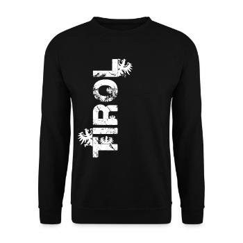 Tirol - Unisex Pullover - Schwarz - Vorne - Alina (178cm) & Michal (187cm)