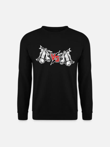 VS Wallis vache d'hérens, Kampfkuh - Unisex Pullover - Schwarz