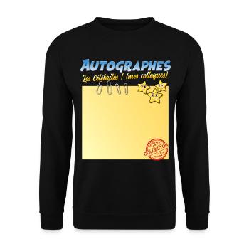 Départ Collegue Autographe Collector - Sweat-shirt Unisexe - noir - Devant - Alina (178cm) & Michal (187cm)