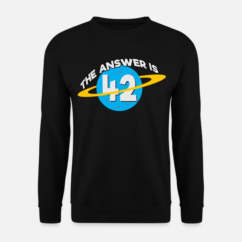 42 - Unisex Pullover - Schwarz