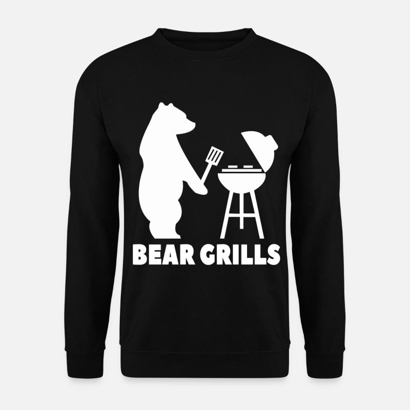 bear Grills - Unisex Pullover - Schwarz