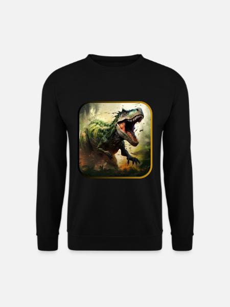Dinosaur Dinosaurs Design - Unisex Sweatshirt - black