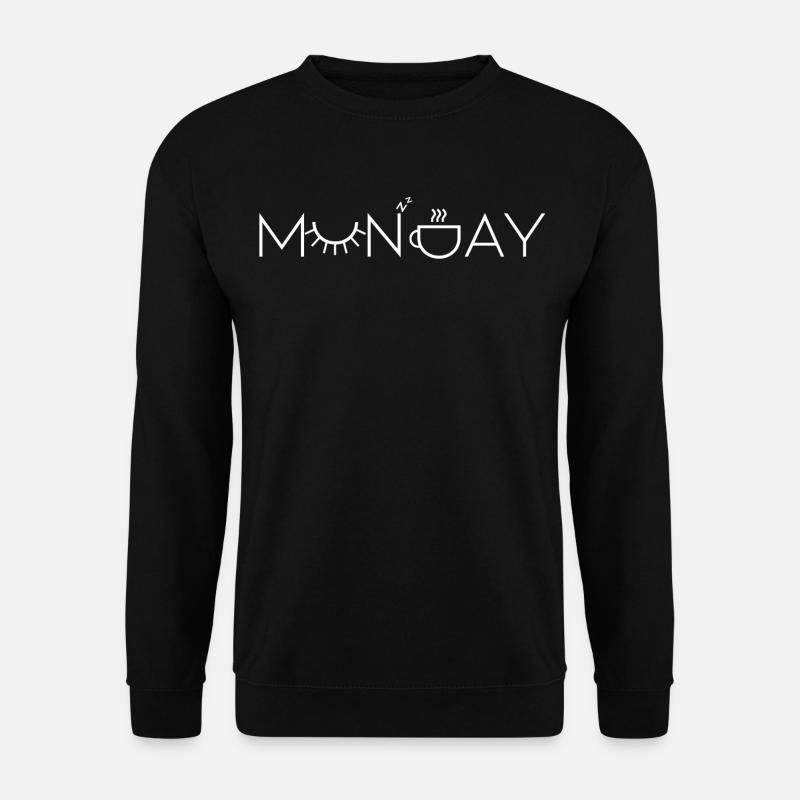 LUNDI, CADEAU - Sweat-shirt Unisexe - noir