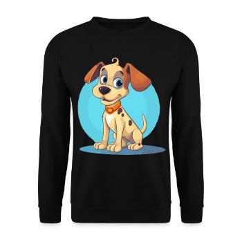 Conception de chien mignon pour les propriétaires de chiens - Sweat-shirt Unisexe - noir - Devant - Alina (178cm) & Michal (187cm)