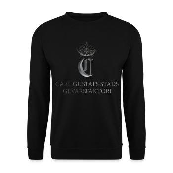 schwede - Unisex Pullover - Schwarz - Vorne - Alina (178cm) & Michal (187cm)