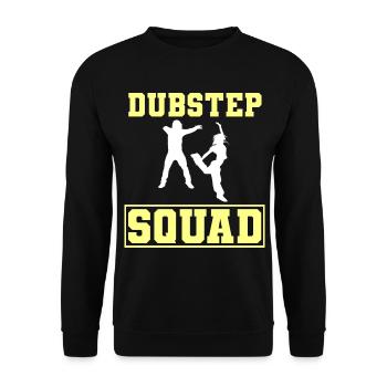 Dubstep-Liebhaber Tanz-Entertainer - Unisex Pullover - Schwarz - Vorne - Alina (178cm) & Michal (187cm)