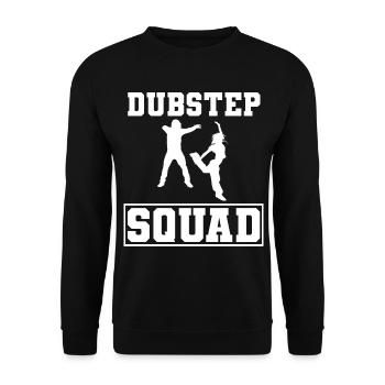 Dubstep-Liebhaber Tanz-Entertainer - Unisex Pullover - Schwarz - Vorne - Alina (178cm) & Michal (187cm)