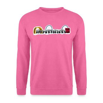 Hooperfiziert in Glanz - Unisex Pullover - Pink - Vorne