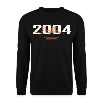 2004 Vintage Retro 2004 Birthday Gift 2004 - Unisex Sweatshirt - black - Front - Alina (178cm) & Michal (187cm)