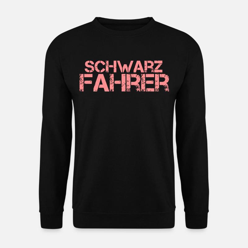 Schwarz Fahrer - Unisex Pullover - Schwarz