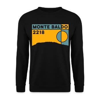 Monte Baldo - Unisex Sweatshirt - black - Front - Alina (178cm) & Michal (187cm)