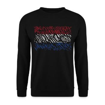 Pays-Bas - Sweat-shirt Unisexe - noir - Devant - Alina (178cm) & Michal (187cm)