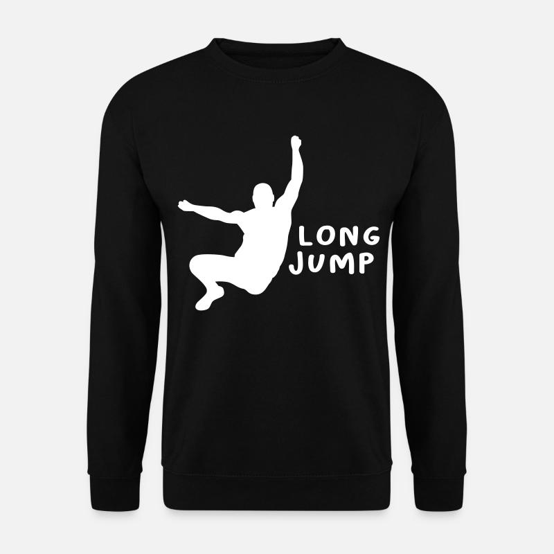 Weitsprung - Unisex Pullover - Schwarz