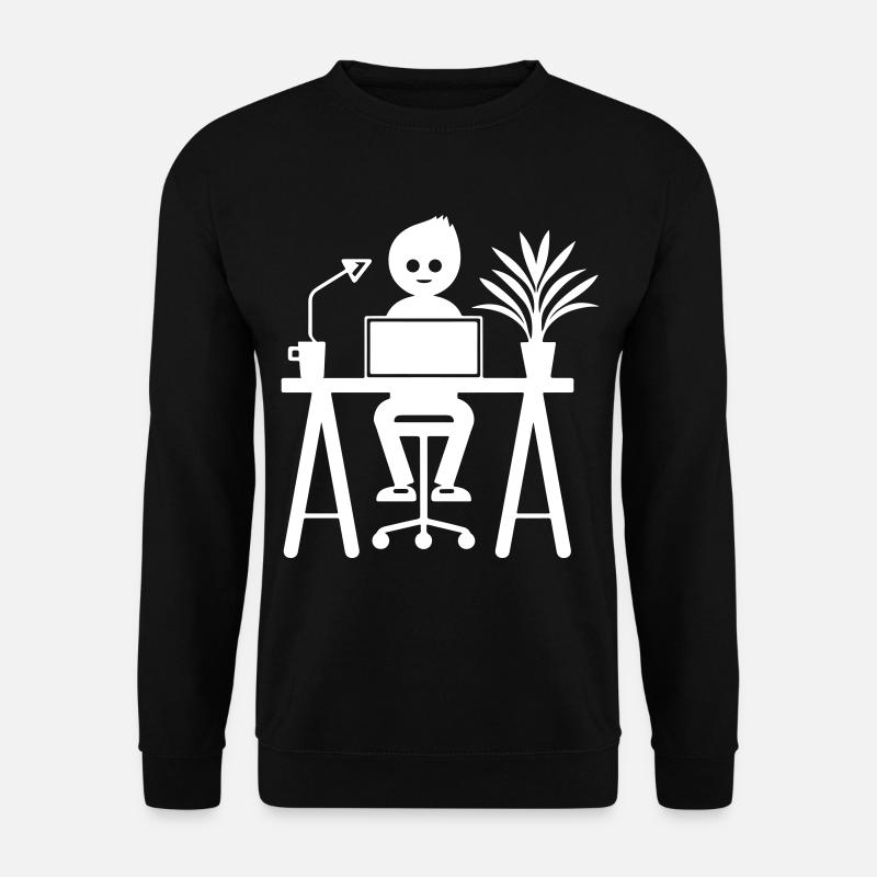 Arbeiter Computer Job - Unisex Pullover - Schwarz
