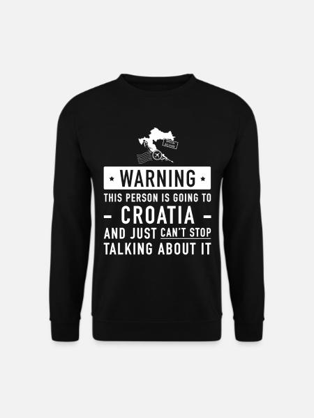 Original Kroatien Urlaub Geschenk - Unisex Pullover - Schwarz