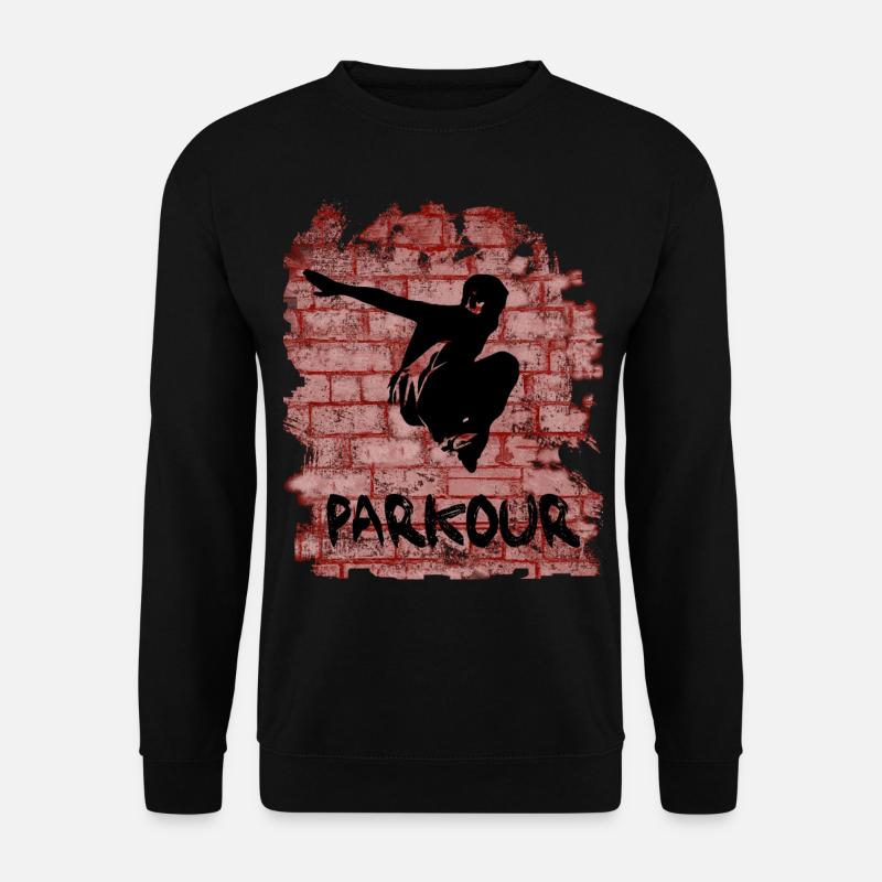 Parkour - Unisex Pullover - Schwarz