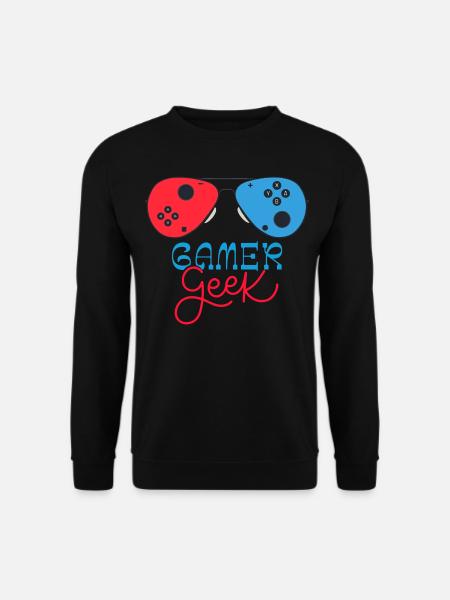 Gamer Geek Cadeau Jeux Video Console De Jeux - Sweat-shirt Unisexe - noir