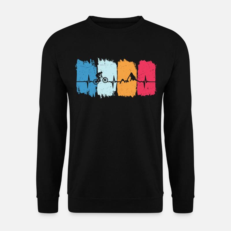 VTT Retro Heartbeat VTT Descente - Sweat-shirt Unisexe - noir