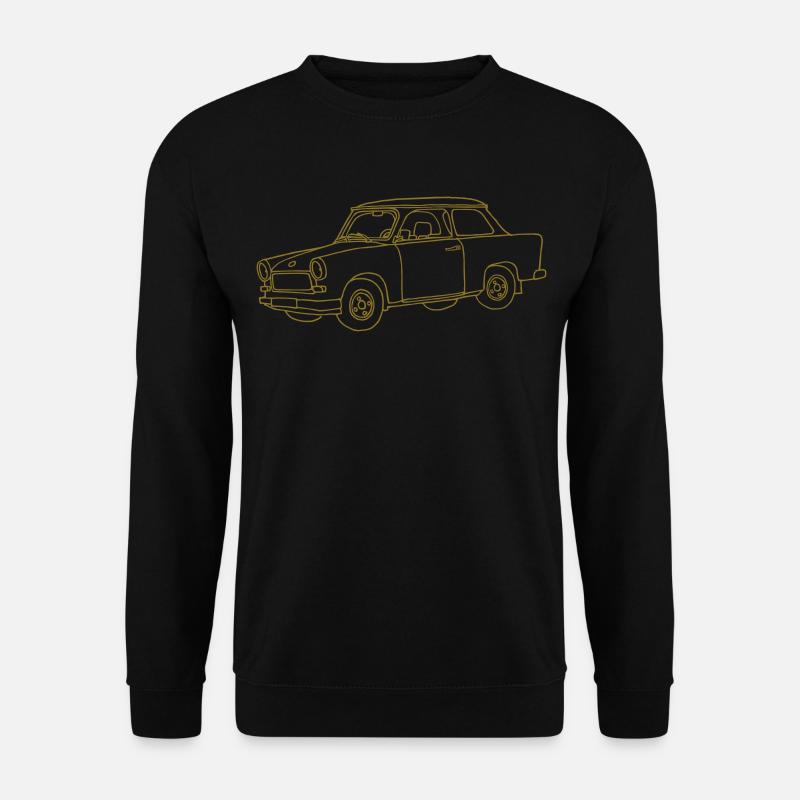 Trabi, , Kleinwagen der DDR - Unisex Pullover - Schwarz