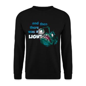 Frogfish Lantern Angler Deep Sea Dicton Comic - Sweat-shirt Unisexe - noir - Devant - Alina (178cm) & Michal (187cm)