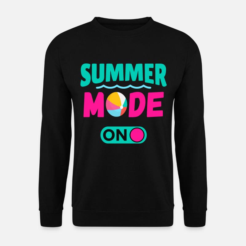 Sommermodus Ein - Unisex Pullover - Schwarz