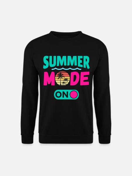 Summer Mode On - Unisex Sweatshirt - black