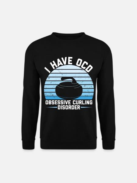 Curling - Unisex Sweatshirt - black