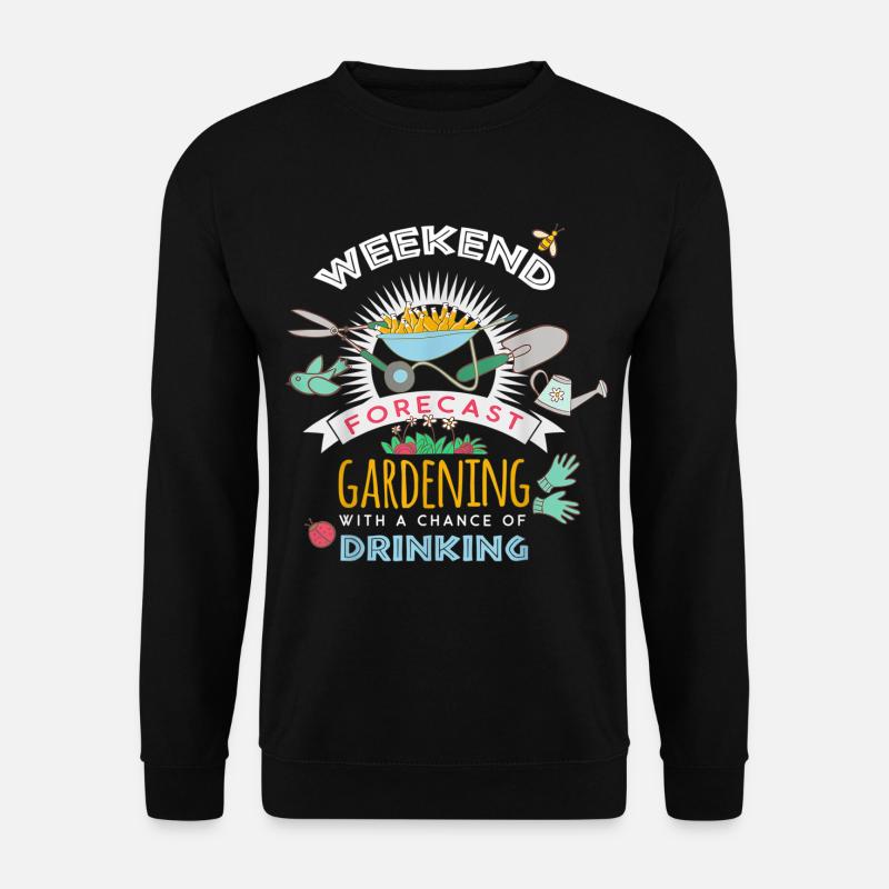 Garten Gärtner Gartenarbeit - Unisex Pullover - Schwarz