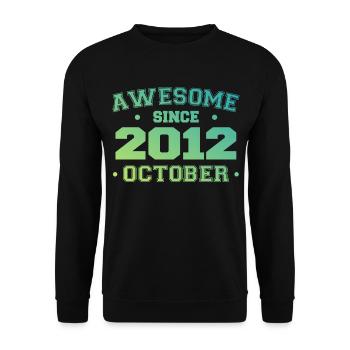 Octobre 2012 - Cadeau Anniversaire Octobre 2012 - Sweat-shirt Unisexe - noir - Devant - Alina (178cm) & Michal (187cm)