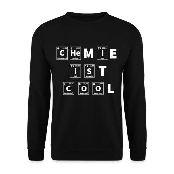 Chemie ist cool - Unisex Pullover - Schwarz - Vorne - Alina (178cm) & Michal (187cm)