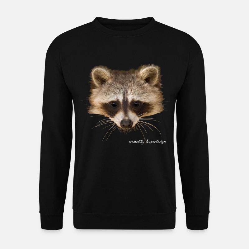 racoon - Unisex Sweatshirt - black
