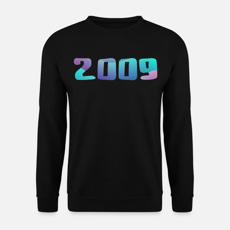 Geburtstagsgeschenk 2009 Jahrgang 2009 Retro 2009 - Unisex Pullover - Schwarz