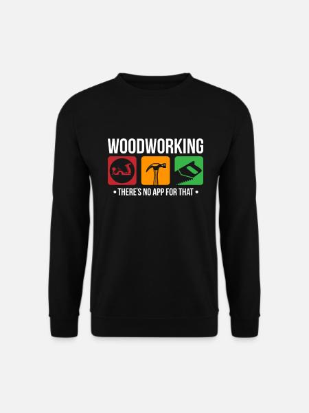 Heimwerker Schreiner Tischler Kreativ DIY Geschenk - Unisex Pullover - Schwarz