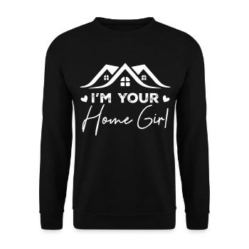 I'm Your Home Girl - Sweat-shirt Unisexe - noir - Devant - Alina (178cm) & Michal (187cm)