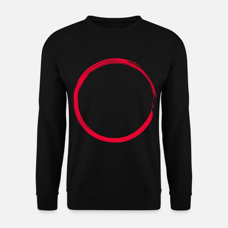 Circle Geometry Sketch - Unisex Sweatshirt - black