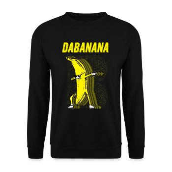 Dabanana - Sweat-shirt Unisexe - noir - Devant - Alina (178cm) & Michal (187cm)