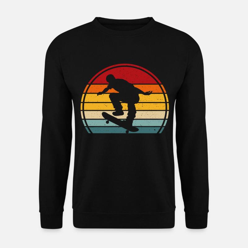 Skater skateboard skater - Unisex Pullover - Schwarz