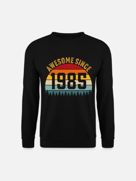 Génial depuis 1985 t-shirt rétro 1985 - Sweat-shirt Unisexe - noir