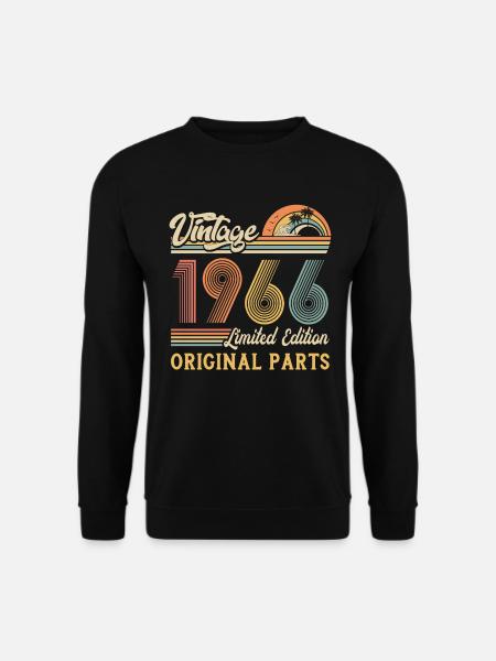 Vintage 1966 limited edition original parts - Unisex Pullover - Schwarz