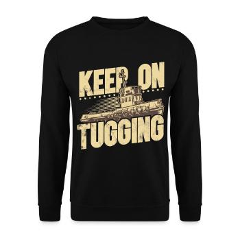 Schlepper Schleppboot Tug Life - Sweat-shirt Unisexe - noir - Devant - Alina (178cm) & Michal (187cm)